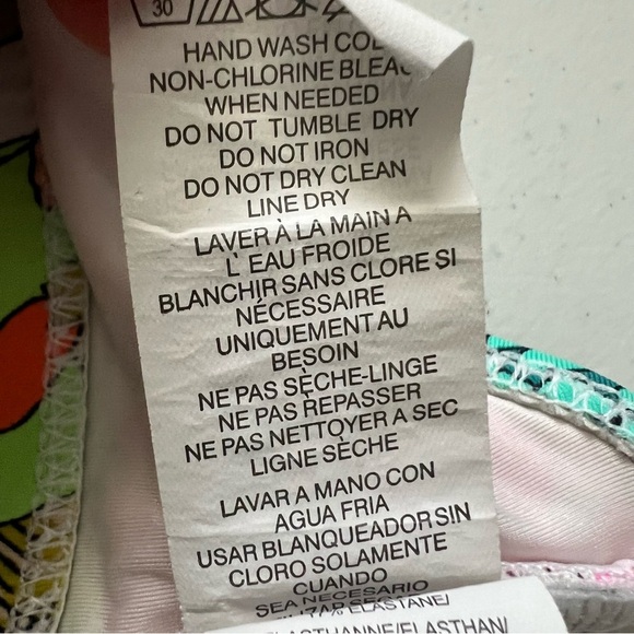 Trina Turk Key West Botanical Hankerchief Scarf Tankini Top & Shirred Bottom 6 - Picture 14 of 16